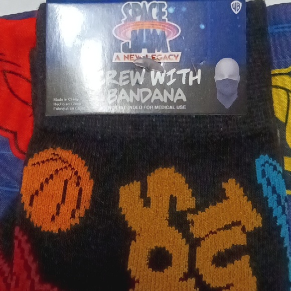 Space Jam "A New Legacy", Crew Socks with Bandana - Picture 9 of 12
